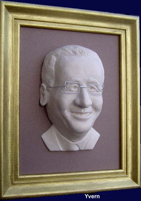 Caricature 3D de Hollande - Buste Holland